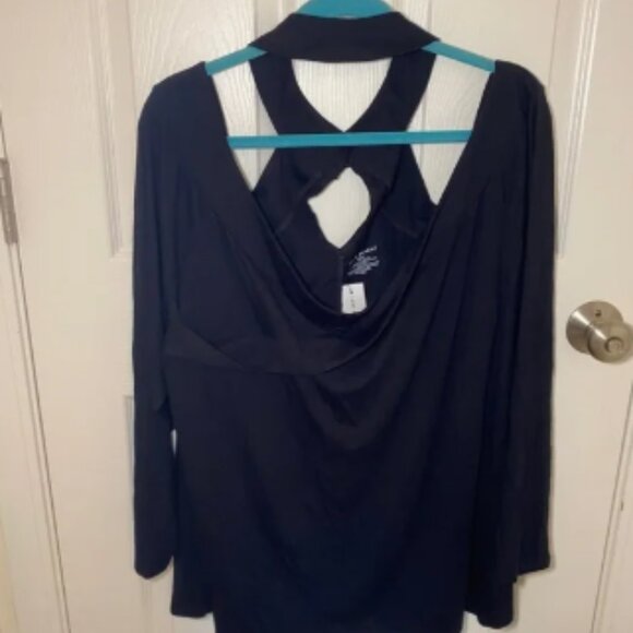 NWT black top from Lane Bryant - Picture 1 of 5